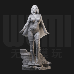 风暴女雕像 黑袍纠察队 1/24白模GK手办18比例兵人3D打印模型 972
