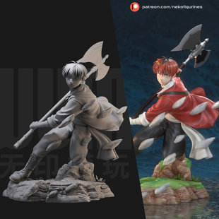 1/24休塔尔克 葬送的芙莉莲18比例GK白模手办3D打印兵人模型 3630