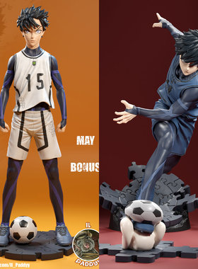 1/24 洁世一 蓝色监狱 足球18比例GK白模手办3D打印兵人模型 4907