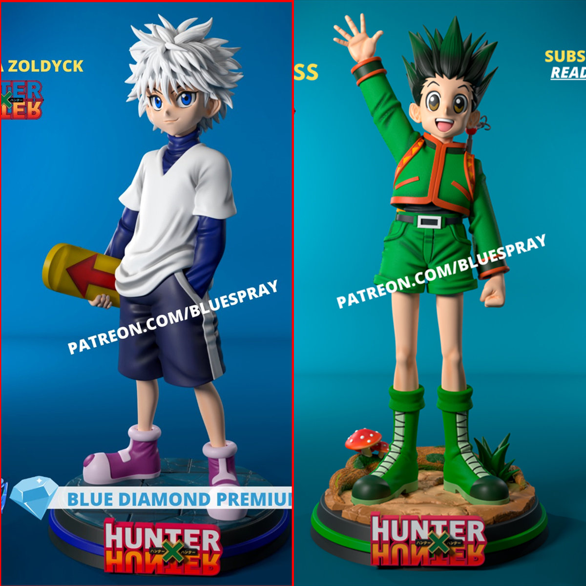 1/24 小杰 奇犽 全职猎人 18比例GK白模手办3D打印兵人模型 3195