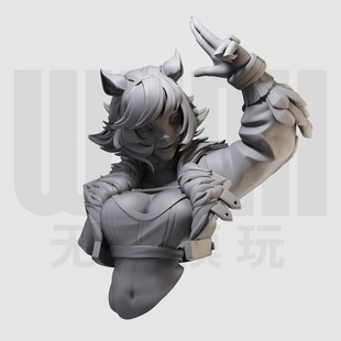 1/10 松鼠女孩 漫威争锋 游戏 16比例GK树脂白模手办模型 1478