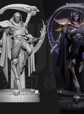 哈迪斯 塔纳托斯 隐形者 1/24GK白模手办  18比例树脂模型  6301