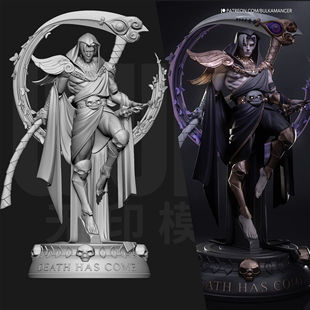 哈迪斯 塔纳托斯 隐形者 1/24GK白模手办  18比例树脂模型  6301