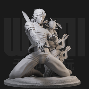 乔尼乔斯达 JOJO冒险1/24白模GK手办 18比例兵人3D打印模型 1651