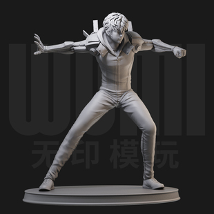 1/24 杰诺斯 一拳超人 18比例GK白模手办3D打印兵人模型 3269