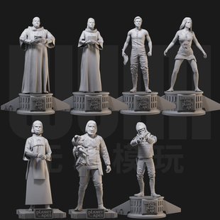 3D打印兵人模型 2298 18比例GK白模手辦 人猿星球 猩球崛起