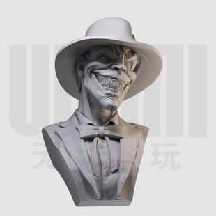 1/10 金凯瑞 变相怪杰半身胸像 16比例GK树脂白模手办模型 756