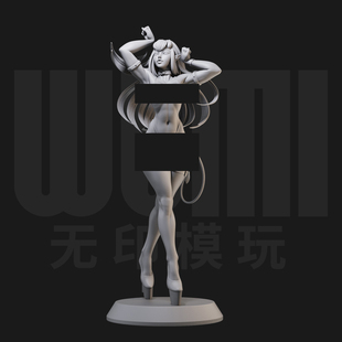 1/24魅魔梅鲁 地狱客栈美漫18比例GK白模手办3D打印兵人模型 4988