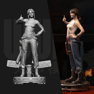 辐射 露西·哈威克 1/24GK白模手办 18比例树脂3D打印模型 6839