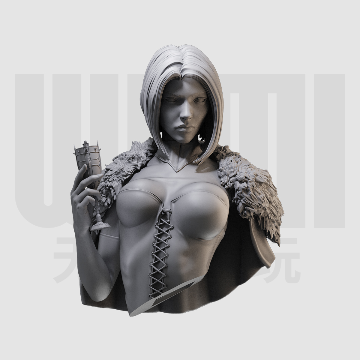 1/10  白皇后艾玛 X战警 漫威 16比例GK树脂白模手办模型 1137