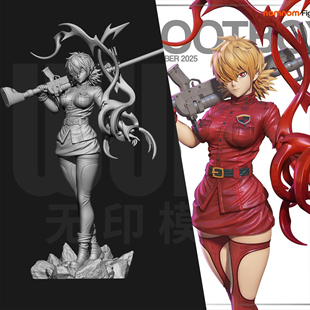 皇家国教骑士团 塞拉斯 1/24GK白模手办 18比例树脂3D打印 6781