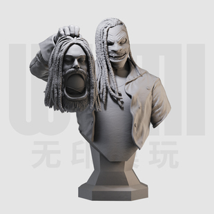 1/10 布雷·怀亚特  WWE摔跤明星 16比例GK树脂白模手办模型 1414