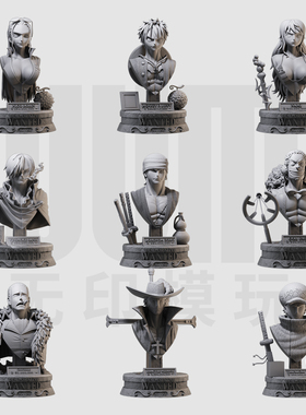 1/10罗宾 路飞 娜美 佐罗 海贼王 16比例GK树脂白模手办模型 1435