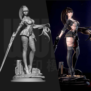 剑星 伊芙Eva 天使 游戏  1/24GK白模手办18比例树脂模型 6411