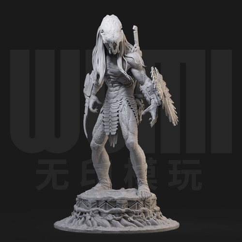 铁血战士 太空异形 1/24白模GK手办 35比例兵人3D打印模型 463