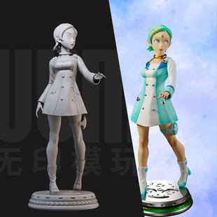 1/24优莱卡 交响诗篇 日漫 18比例GK白模手办3D打印兵人模型 3936