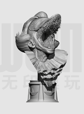 小丑回魂 潘尼怀斯 1/10胸像白模 16比例GK树脂白模手办模型 1830