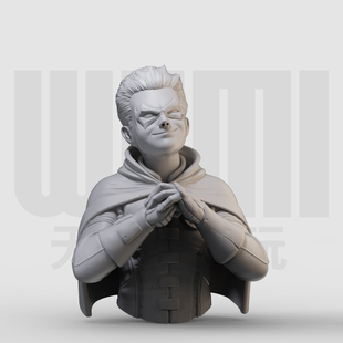 达米安韦恩蝙蝠侠之子胸像 1比16GK白模3D打印树脂1/10手办模型65