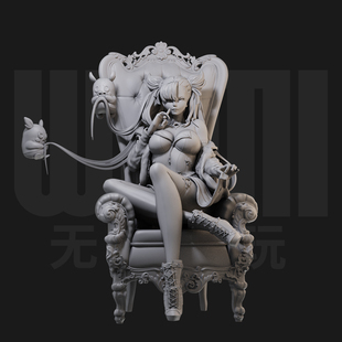 1/24玛俐宝可梦/宠物小精灵18比例GK白模手办3D打印兵人模型 5242