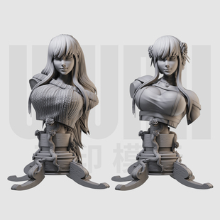 1/10 约尔 间谍过家家 胸像16比例GK白模3D打印树脂手办模型 905