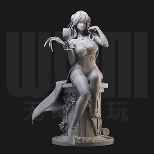 1/24约尔福杰 间谍过家家 18比例GK白模手办 3D打印兵人模型 2452