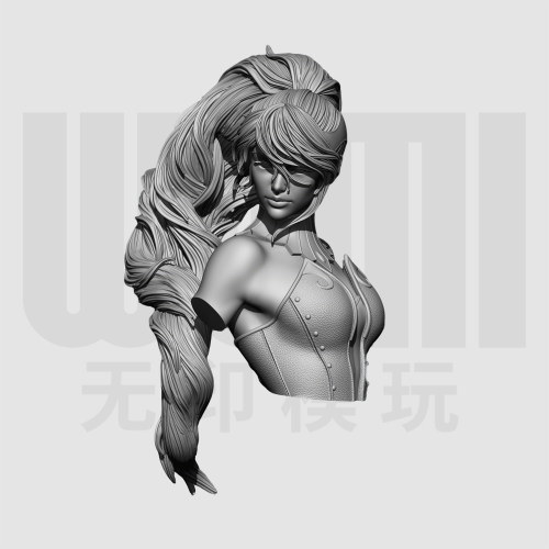 RWBY 皮拉·尼可丝 1/10胸像白模 16比例GK树脂白模手办模型 1796