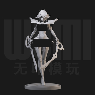 斩服少女 缠流子1/24白模GK手办 18比例兵人3D打印模型 1913
