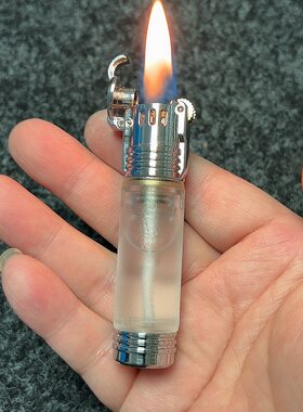 透明油仓可视砂轮煤油打火机
