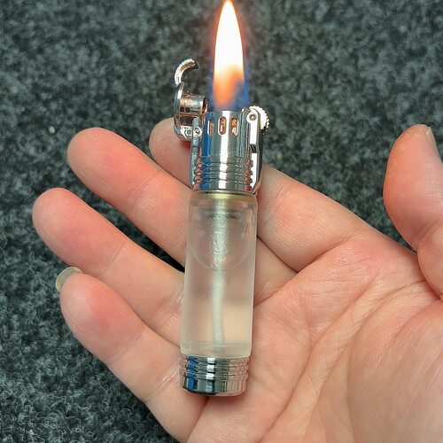 透明油仓可视砂轮煤油打火机