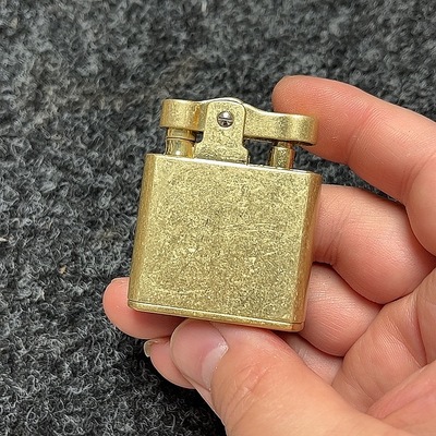 老式磕头虫按压式煤油打火机