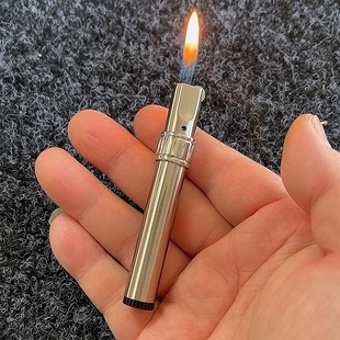 细款充气打火机 可放入烟盒里的打火机 砂轮明火打火机 包邮