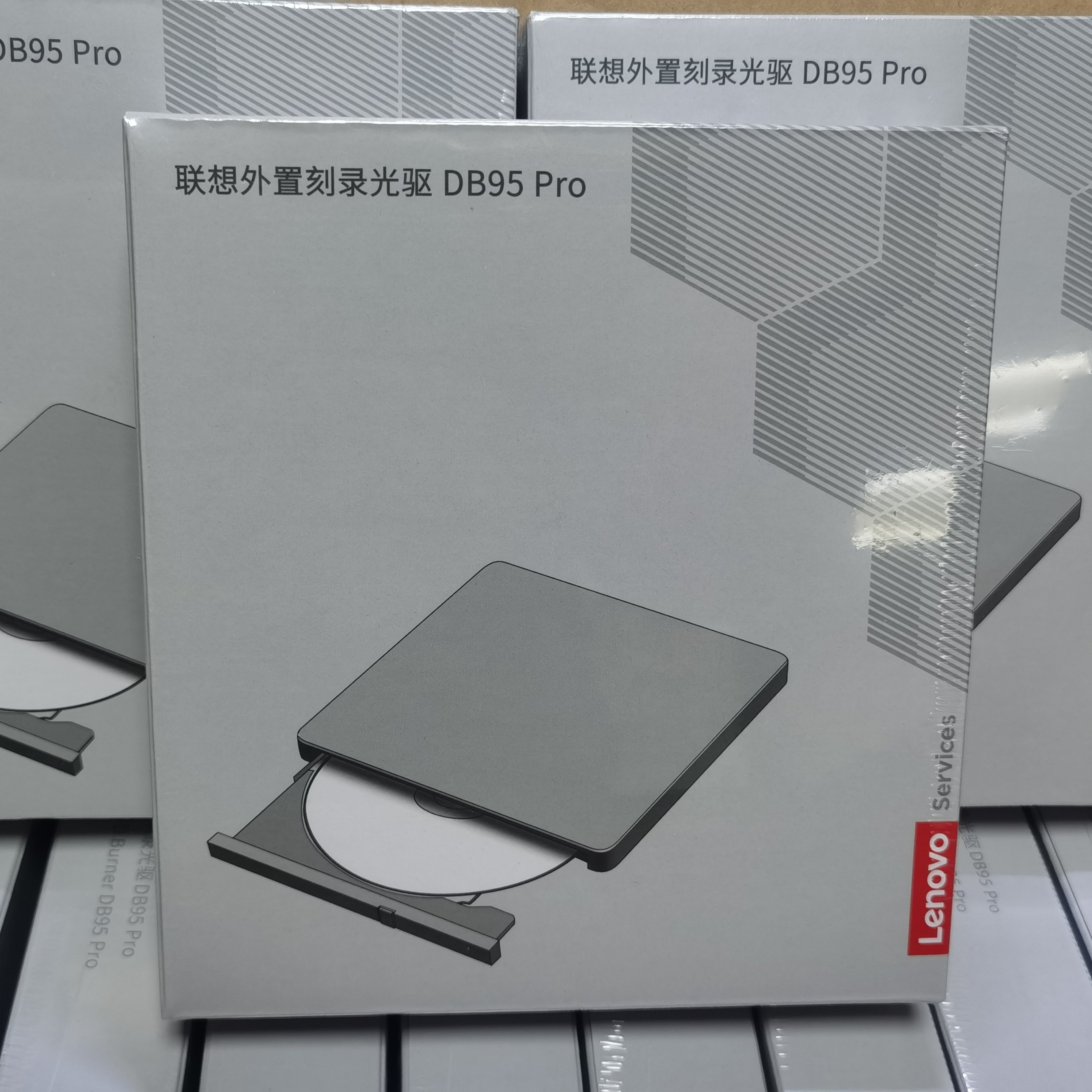 Lenovo联想DB95 Pro外置DVD刻录机 免驱TYPE-C接口USB移动DVD光驱