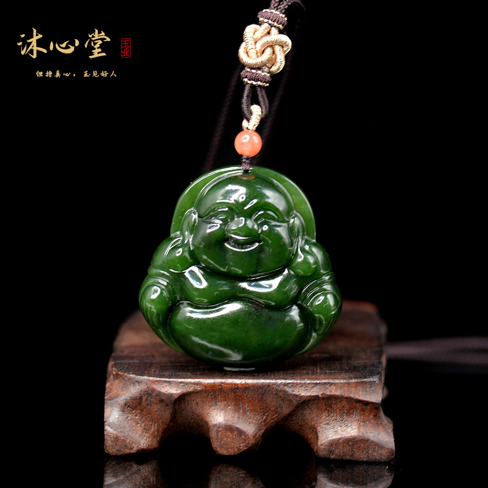 俄料和田玉碧玉红皮老料菠菜绿大佛公男女款吊坠毛衣链,珠宝/钻石/翡翠,颈饰,淘宝优惠券,粉丝福利购,淘宝优惠卷