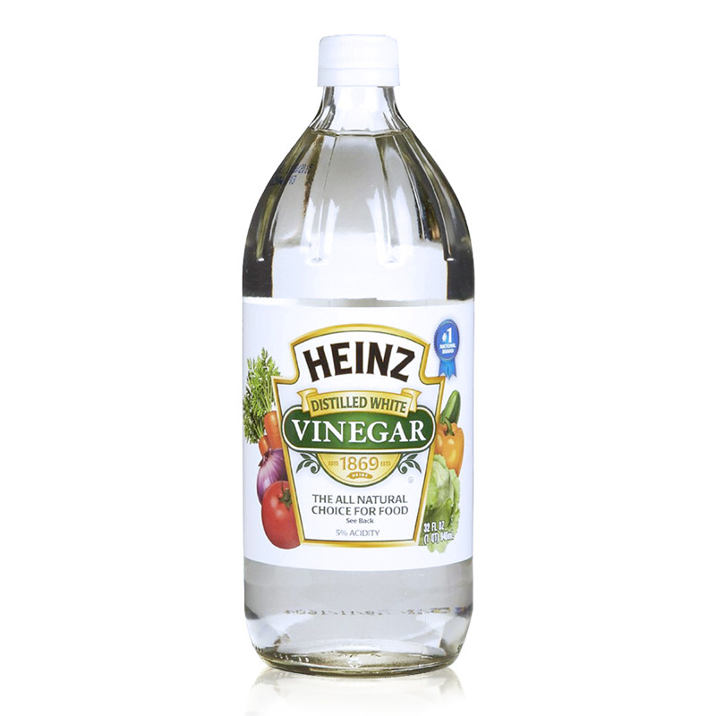 新货美国进口Heinz亨氏白醋946ml白洋醋小麦酿造沙拉酵素腌泡柠檬