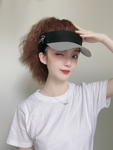 网红时尚帽子假发女时尚马尾羊毛卷发自然发带头发造型棒球鸭舌帽