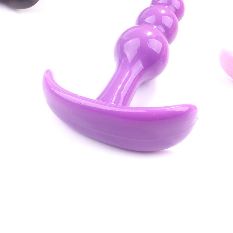 保密发货小三珠局部按摩器 菊部门栓 夫妻解压 放松拉条 扩菊部器