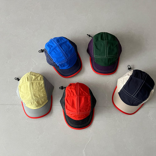 拼色速干五片帽户外轻薄