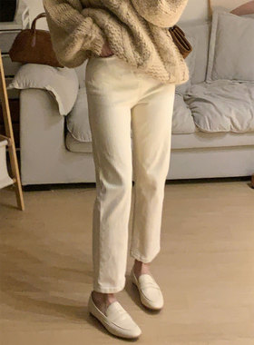 MYFD LINC 牛仔裤 韩系韩国浅色春夏烟管裤