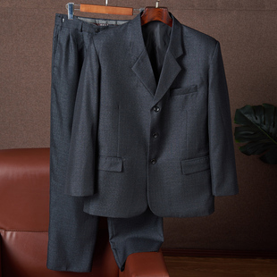 中年西装男套装父亲婚礼正装休闲男士爸爸结婚中老年西服老人爷爷