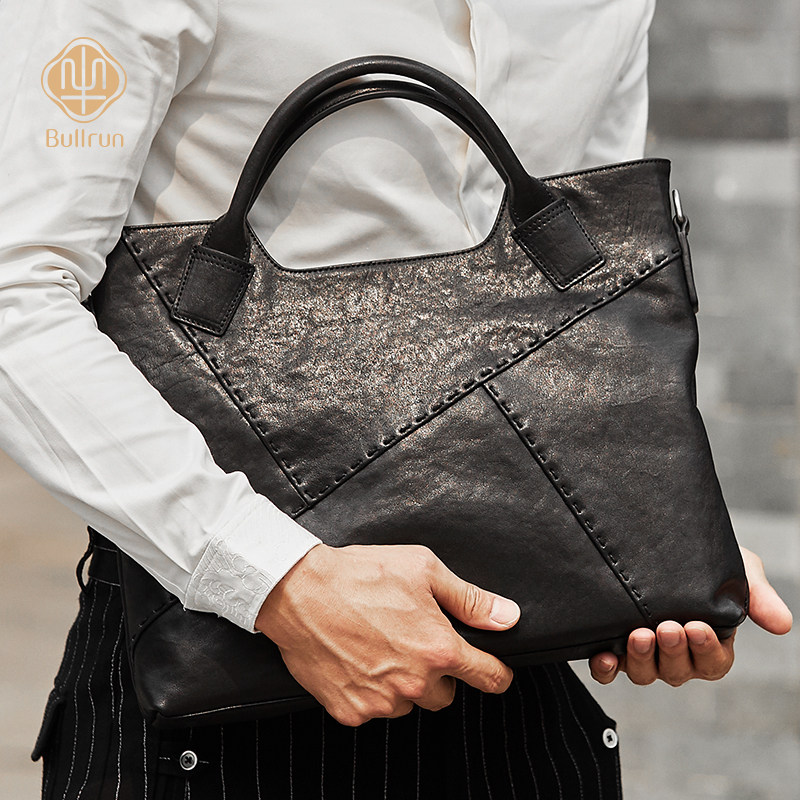 男包简约商务手提包男士真皮公文包休闲横款头层牛皮单肩包斜挎包,箱包皮具/热销女包/男包,男士包袋,淘宝优惠券,粉丝福利购,淘宝优惠卷