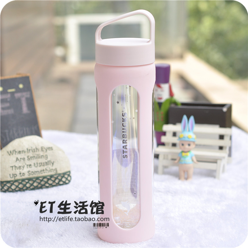 韩国正品粉色樱花限量星巴克杯子