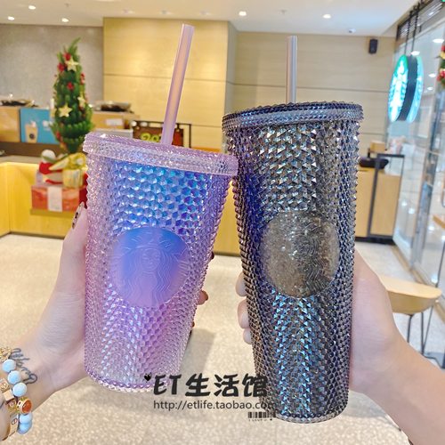 星巴克杯子2026大容量樱花粉色经典情侣杯榴莲杯吸管随行杯喝水杯 - 封面