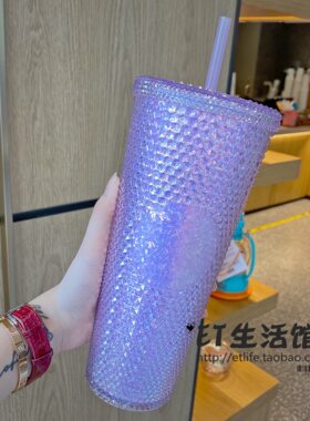 圣诞节经典吸管随行杯