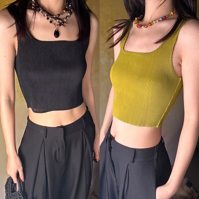 轻盈无压感贴合身形透气打底背心