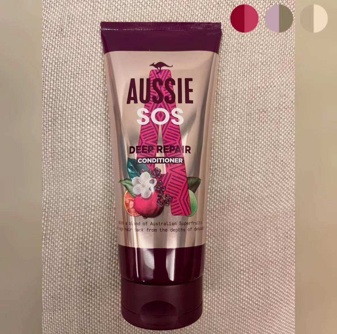 【海外正品】aussie护发素sos kiss of life素食修复精华孕妇