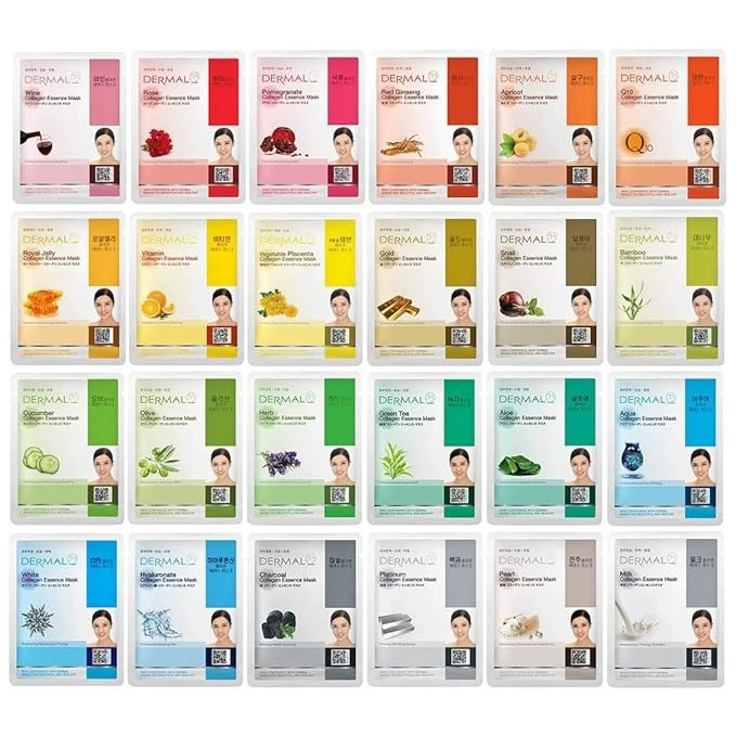 DERMAL 24 Combo Pack A Collagen Essence骨胶原保湿面膜