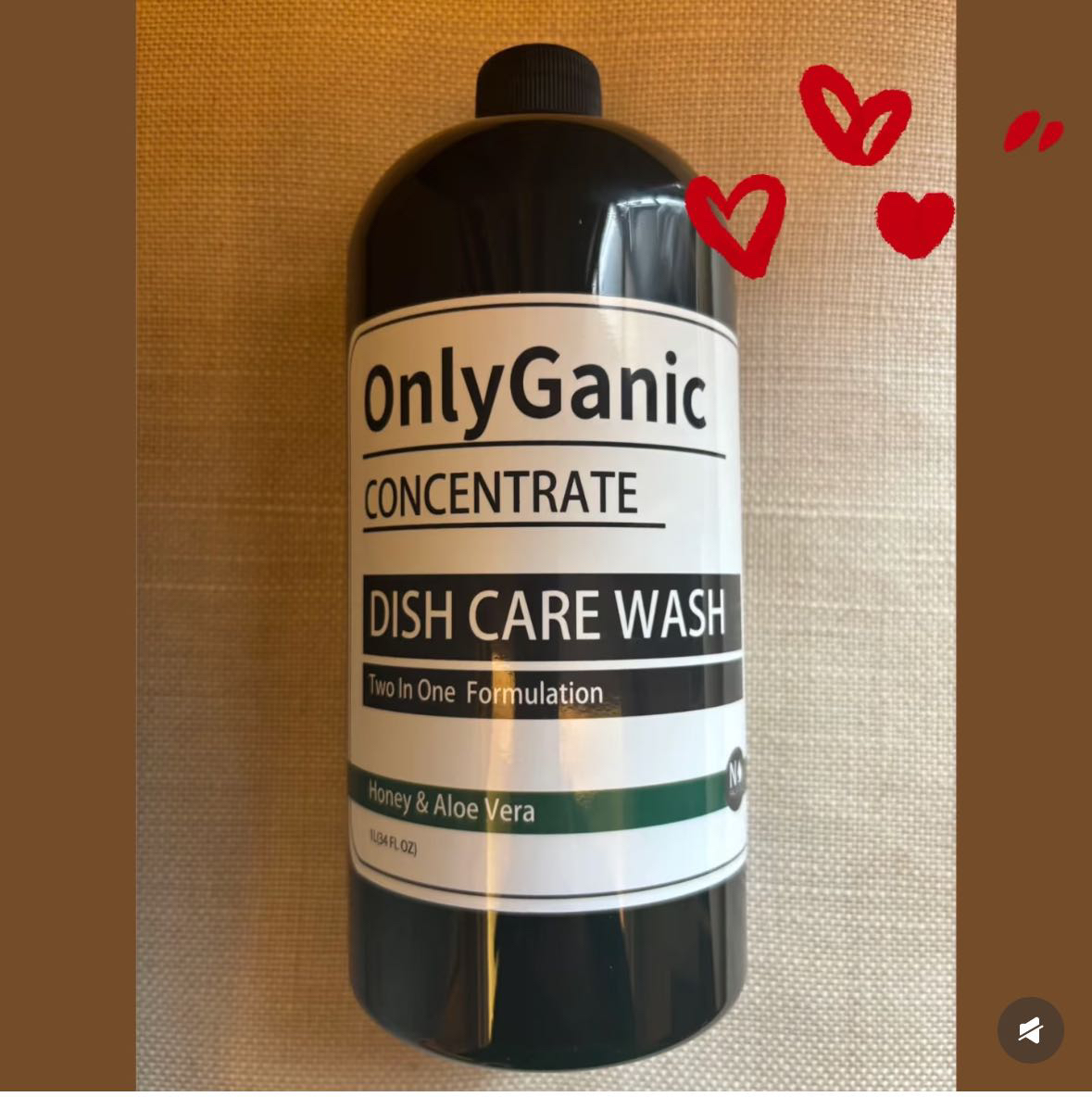 澳力柑Organic護(hù)手濃縮精油洗潔精清潔劑