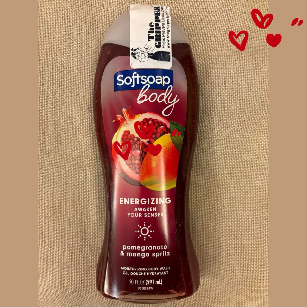 石榴芒果香水水果沐浴露Softsoap