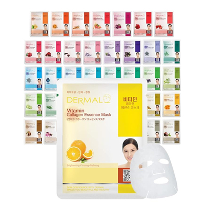 DERMAL 39 Combo Pack A Collagen Essence Korean Face Mask