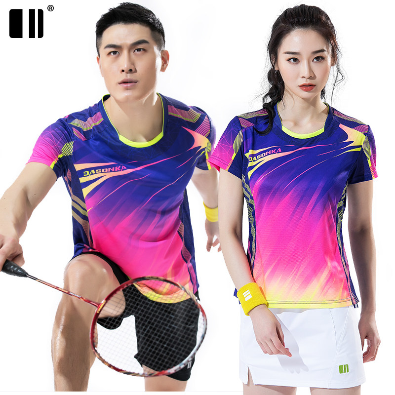 羽毛球服速干短袖乒乓球运动衣服图片